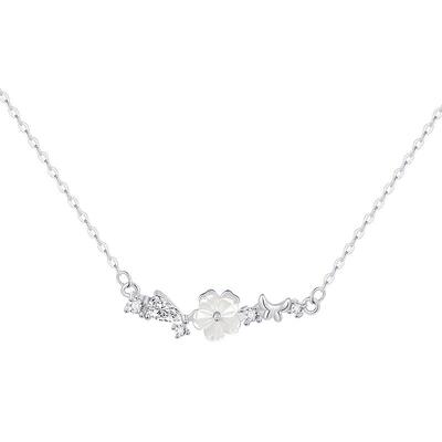 999纯银山茶花项链轻奢小众气质