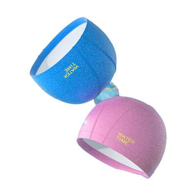WaterTime儿童泳帽不勒硅胶涂层
