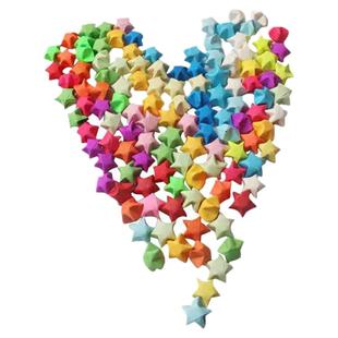 手工星星成品幸运星折纸星星成品夜光星星成品折叠夜光星星折纸