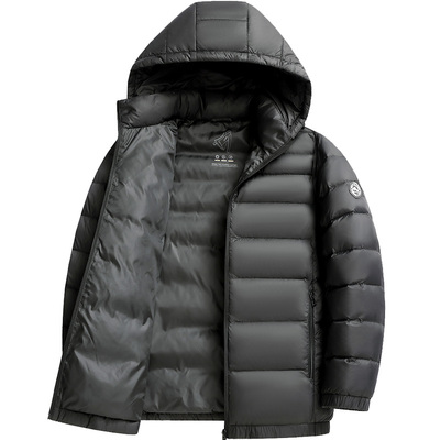 雪中飞连帽可脱卸轻薄羽绒服