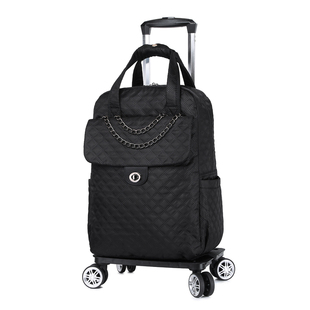 旅行拉杆包新款手提大容量旅行袋轻便手提登机包网红拉杆背包