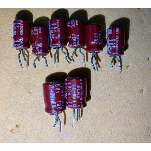 议价日本依娜FORAUDIO红袍电容25V10UF6个维修