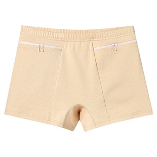 拉链暗袋防盗内裤女欧洲旅游防偷神器带口袋带拉链出国纯棉安全裤