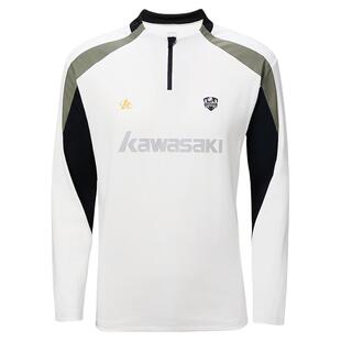 川崎羽毛球服男女长袖T恤小蛮腰系列透气运动休闲比赛训练服卫衣