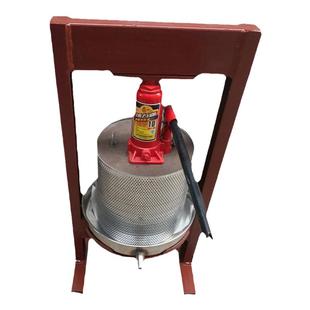 千斤顶手动压榨机猪油渣榨油机酒糟蜂蜜水果渣榨汁小型家用不锈钢