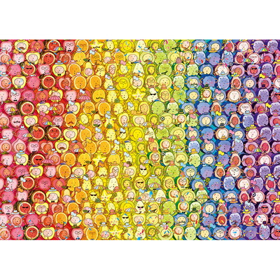 Botop彩虹水果多巴胺拼图玩具