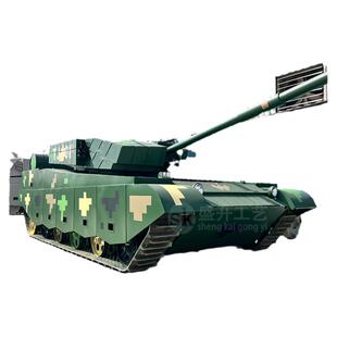 大型军事模型坦克装甲车可开动国防教育基地消防演习打靶大炮摆件