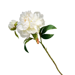 芍药仿真花假花摆设客厅装饰花束高端餐桌花大牡丹绢花仿生花摆件