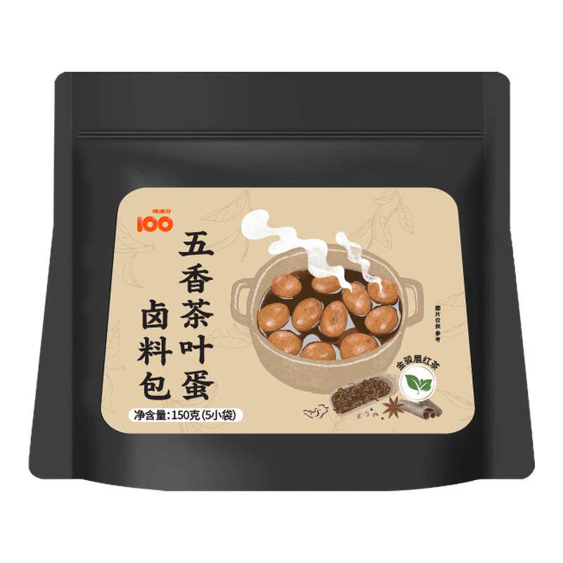 味满分五香煮茶叶蛋调料包家用商用卤料包卤鸡蛋料包150g*1袋儿童