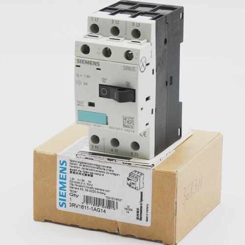 Siemens SIRIUS 3RV1611-1AG14 3RV1 611-1AG14 E:08 Voltage Con
