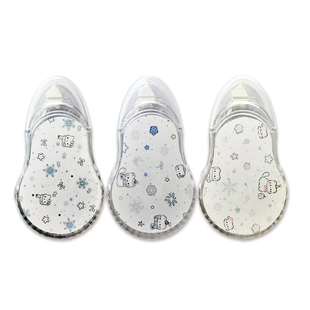 晨光文具ACT52311本味系列修正带冬日雪花DIY高颜值大容量20米涂改带学生白色PET塑料芯不易断带结实耐用