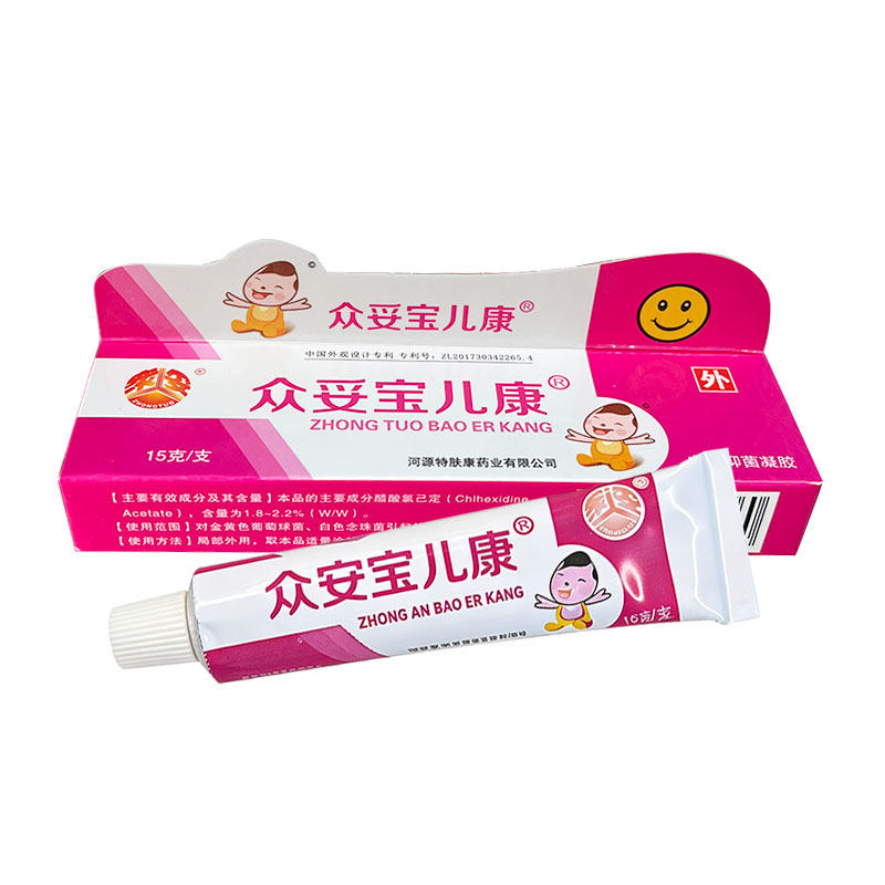 众妥宝儿康皮肤抑菌凝胶15g/盒