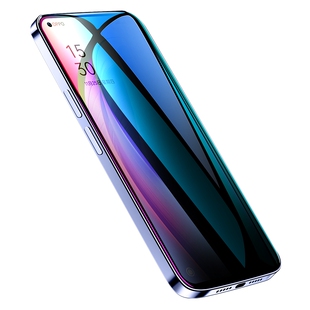 炫威适用oppoReno7/8Pro防窥钢化膜Reno9手机3oppo75g防窥膜oppreno65g/opreno5renoz6防偷窥opporenoace2por