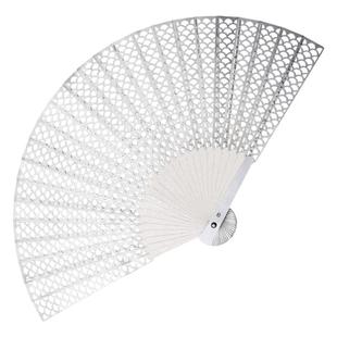 嘿古龙洞龙鳞全钢金属折扇子七寸九寸防身太极功夫镂空国风男送礼