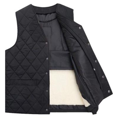 保暖马甲羊毛中老年棉坎肩冬季