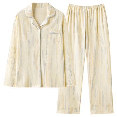 睡衣女春秋季2024新款家居服套装