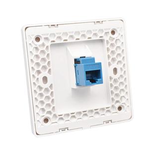 直通头千兆宽带网络信息面板电视电话电脑插座双直插六类网线插座