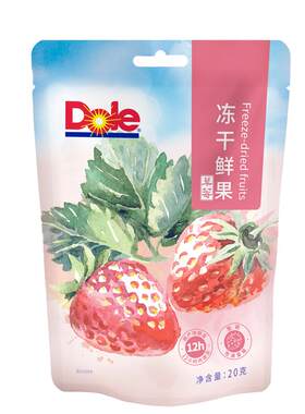 都乐dole草莓冻干果干
