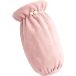 秋冬新款袖套女上班耐脏套袖成人学生短款可爱护袖羽绒服防脏袖头