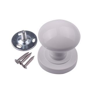 谷仓门隐形门拉手免打孔玻璃木门室内房门把手单孔黑色圆形门把手