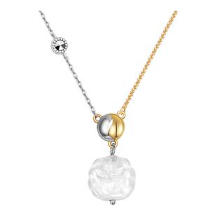 MGS/曼古银灵狐II凤九项链 彩色水晶时尚饰品小吊坠设计感锁骨链