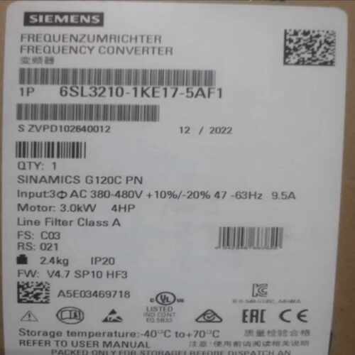 议价全新现货6SL32101KE175AF1西门子G120变频器全新原装6SL32101