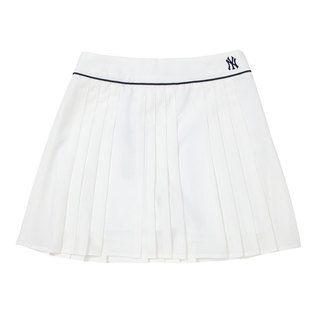 【自营】MLB女款学院风时尚休闲百褶裙新款黑色运动短裙3FSKV0253
