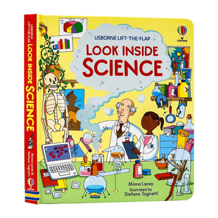 偷偷看里面系列 科学 Look Inside Science 英文原版绘本 Usborne出品 纸板翻翻书 儿童启蒙图画书 科普百科绘本 亲子共读