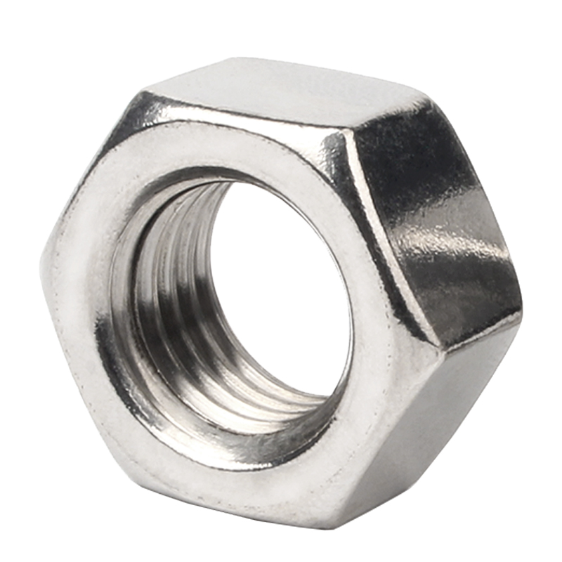 316不锈钢螺母304六角螺帽201螺丝帽国标M3M4M5M6M8M10M12M14-M16