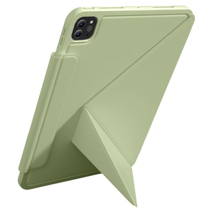 带边框iPad11保护套磁吸双面夹2025iPad Pro11寸保护壳Air7轻薄Mini6皮质壳13绿色10代超薄12.9简约5/4防摔弯
