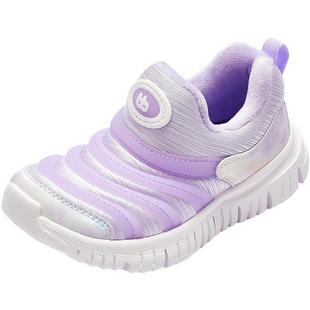 巴拉巴拉男童女童毛毛虫运动鞋宝宝加绒鞋子秋冬款童鞋儿童夏季网