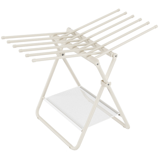 飘窗晾衣架折叠落地阳台室内家用小型卧室窗台迷你婴儿毛巾晒衣架