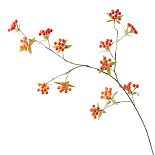 秋实果仿真花客厅高级感逼真马桑果山归来假花浆果装饰插花发财果