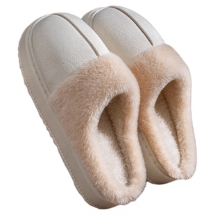 慈溪棉冬季拖鞋厚底月子鞋冬天毛绒居家用室内防滑家居保暖情侣