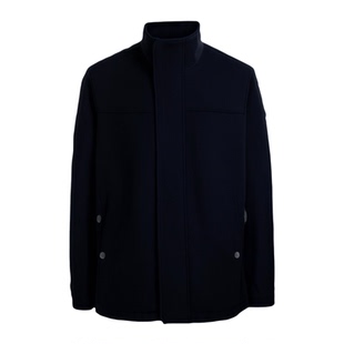 【绵羊毛混纺/商场新款】G2000男装FW25舒适保暖高立领大衣外套