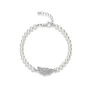 [新品]HEFANG何方珠宝优雅羽毛手链饰品轻奢手饰优雅新年礼物