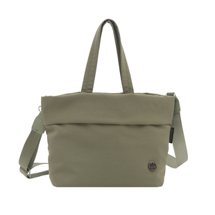 韩国尼龙帆布手提包包女2025新款潮时尚休闲托特百搭斜挎水桶包