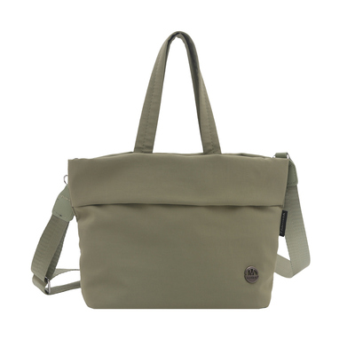 韩国尼龙帆布托特百搭斜挎水桶包