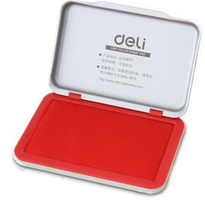 得力（DeLi）秒干印台 9891型（红色）