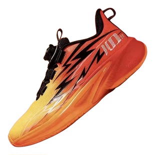 特步儿童100ES跑鞋男大童2026春季款轻便耐磨运动鞋674115114028