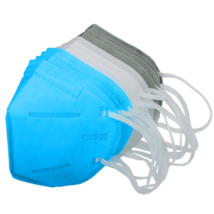 防尘口罩正品朝霞白色kn95防护成人防工业粉尘打磨煤矿透气