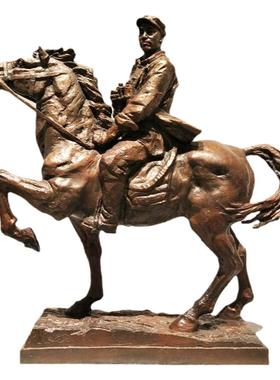 刘少奇人物文化历史玻璃钢校园