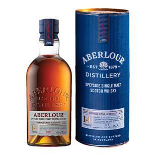 亚伯乐单一麦芽威士忌14年双桶陈酿苏格兰进口高地洋酒烈酒礼盒