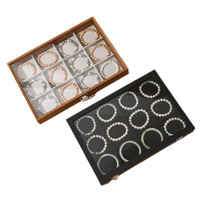 便雅带盖防尘首饰收纳盒手串收纳