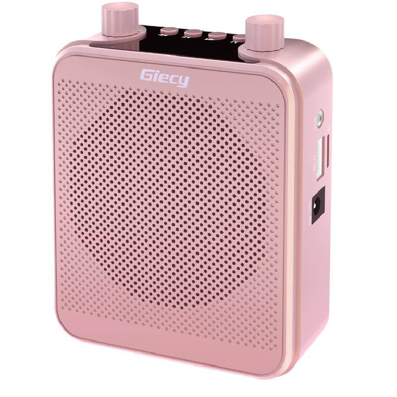 Giecy小蜜蜂扩音器无线麦克风喇叭扩音器头戴喊话器教师导游专用