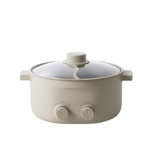 【秒杀限购1台】olayks立时6升大容量电火锅家用鸳鸯双控一体陶晶