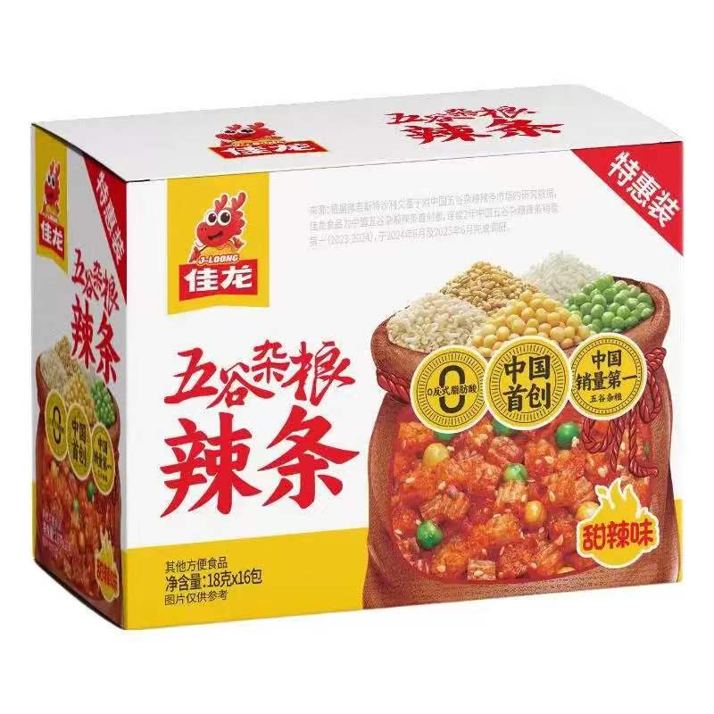 佳龙五谷杂粮辣条288g