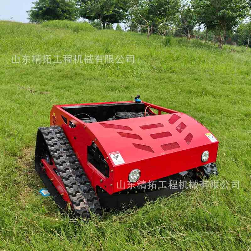 出口加拿大遥控割草机 HT1000履带式果园碎草除草机 割草机机器人