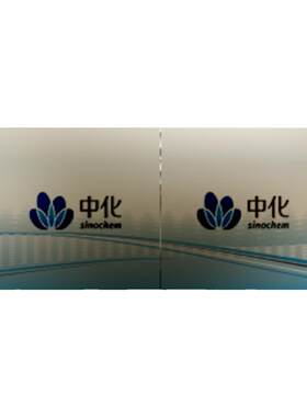 定制贴膜波浪线条uv遮挡办公室