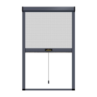 可拆卸隐形纱窗卷筒式上下推拉伸缩断桥铝高透防蚊回卷纱窗网自装